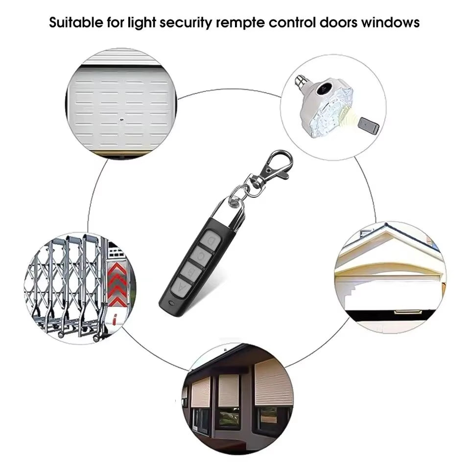 433MHZ 433.92Mhz Remote Control Garage Gate Door Opener Remote Control Duplicator Clone Learning Rolling Code Car Key