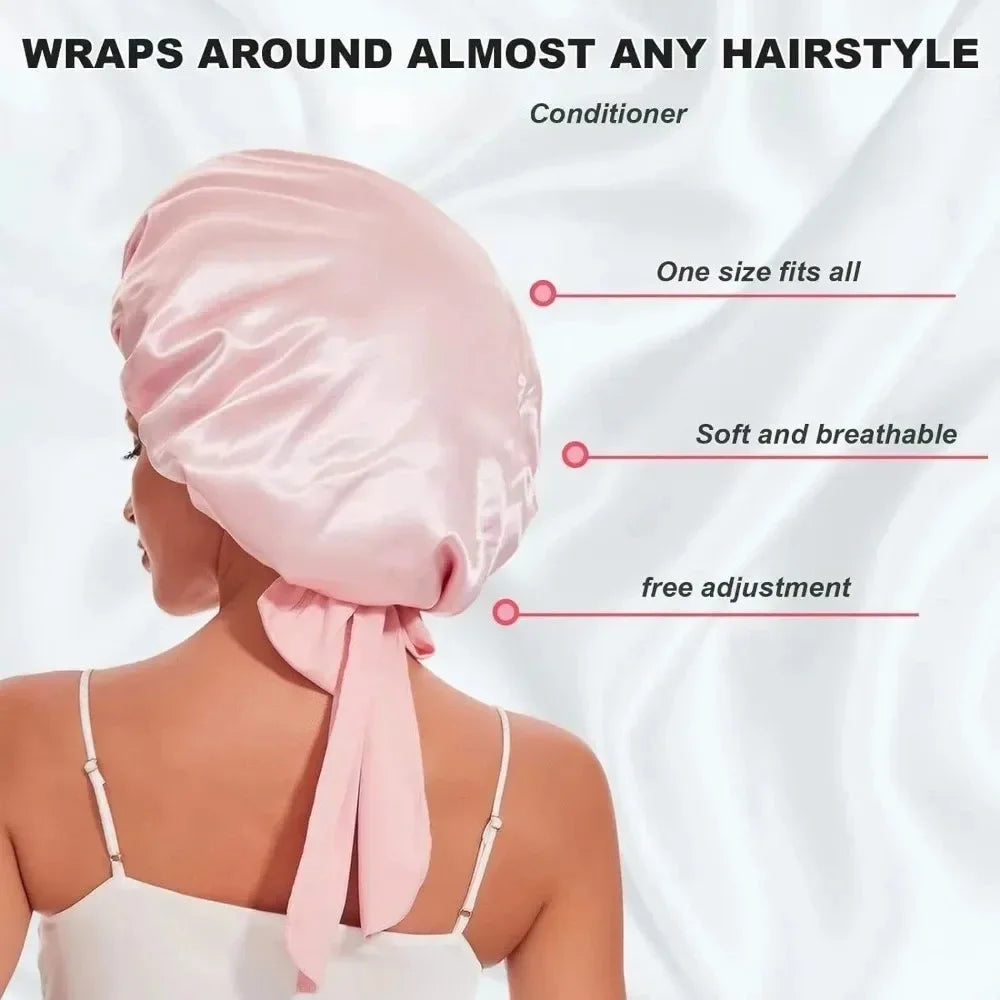 Heatless Curling Rod Headband Soft Hair Curler with Sleeping Bonnet No Heat Hair Rollers Satin Curls Lazy Curlers Styling Tools