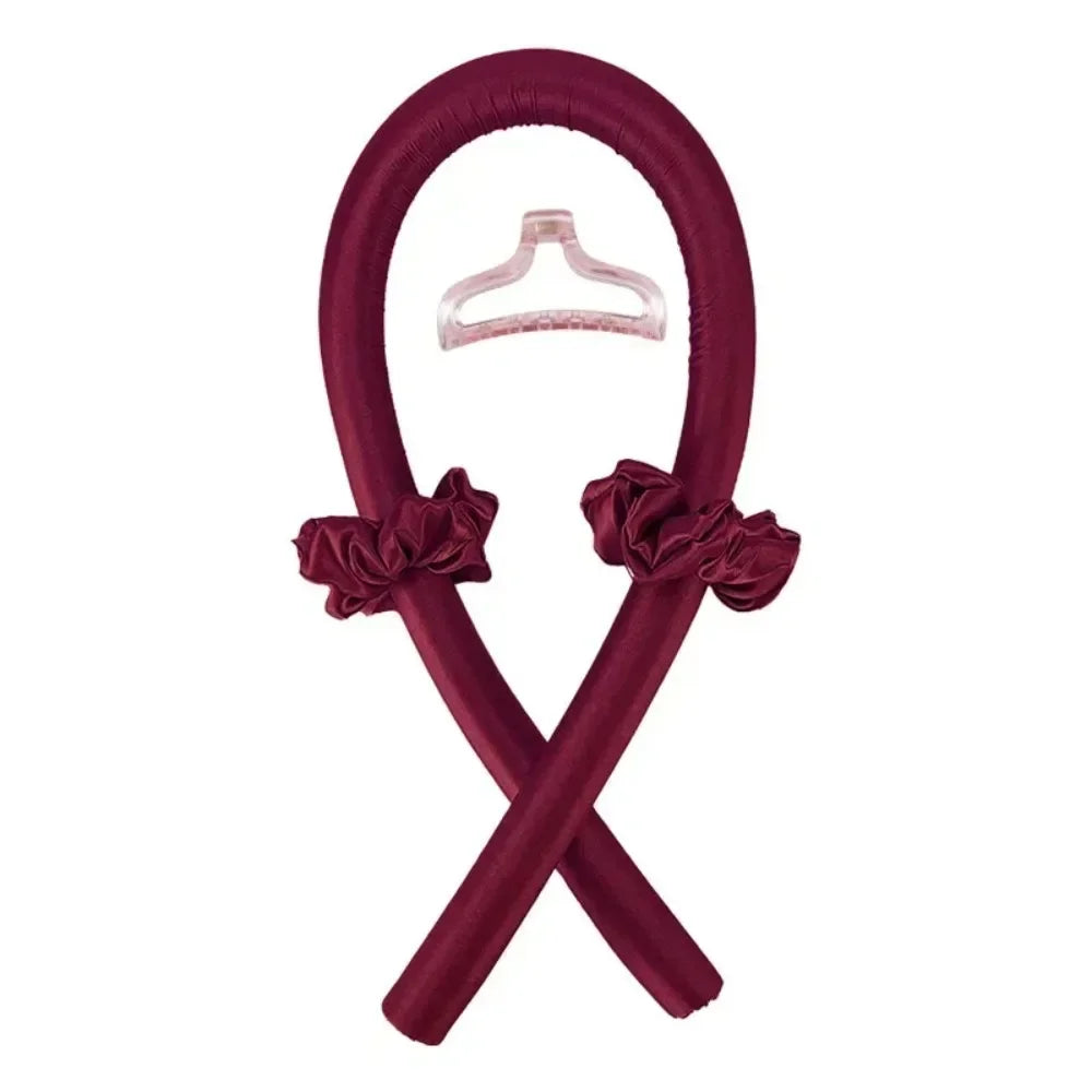 Heatless Curling Rod Headband Soft Hair Curler with Sleeping Bonnet No Heat Hair Rollers Satin Curls Lazy Curlers Styling Tools